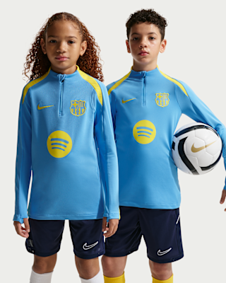 F.C. Barcelona Strike Fourth Oder Kids' Nike Dri-FIT Knit Drill